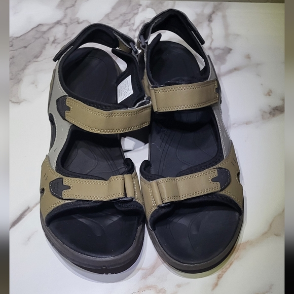 Dream Pairs Men’s Sand Color Arch Support Hiking Sandals Size 11 EUC - Picture 5 of 10